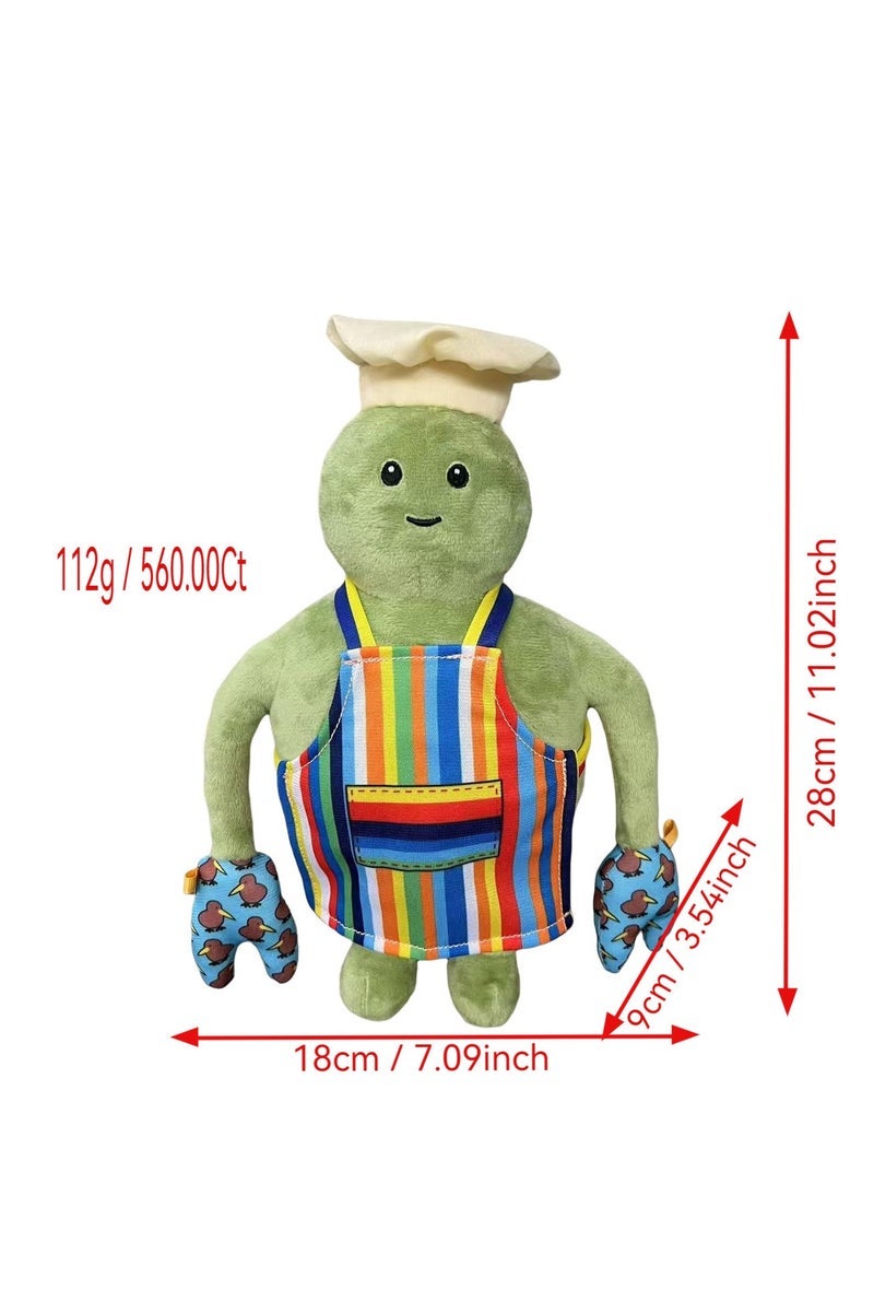 The Tiny Chef show plush cartoon animated doll beautifully restores the character image - Image 3